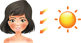 卡通紫外线矢量图下载