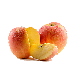 切开的糖心苹果