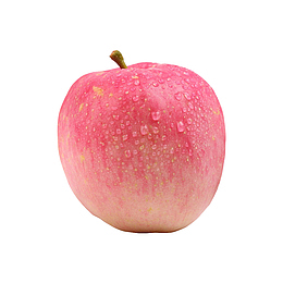 产品实物色泽鲜红水晶富士