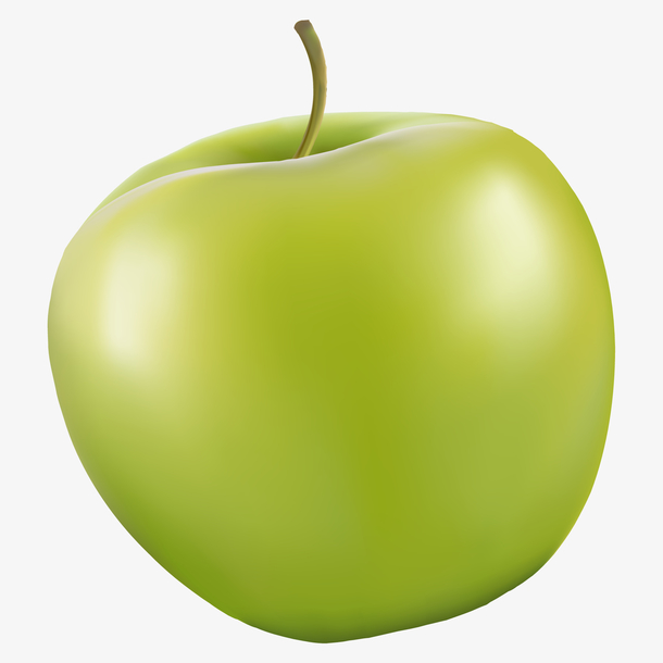 手绘立体的水果设计