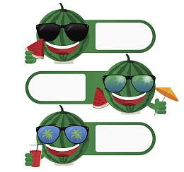 西瓜文字泡