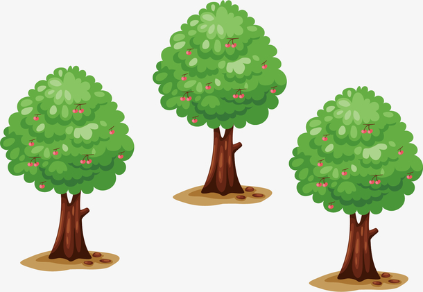 卡通水果果园设计图