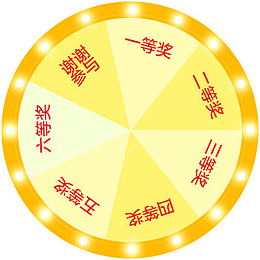 创意合成活动转盘效果