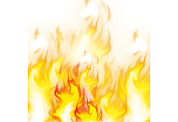 创意红色燃烧火焰