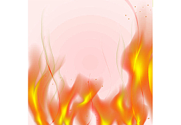 创意红色燃烧火焰