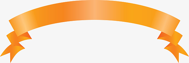 矢量橙色标题框背景图