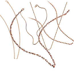 纯银项链简约款