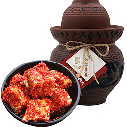 送人佳品夹江霉豆腐