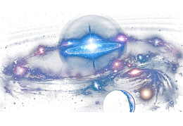 创意梦幻星空设计素材