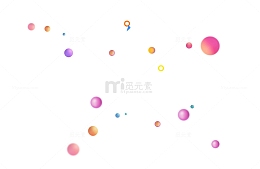 618狂欢节电商五彩漂浮装饰