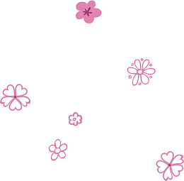 紫色花朵漂浮
