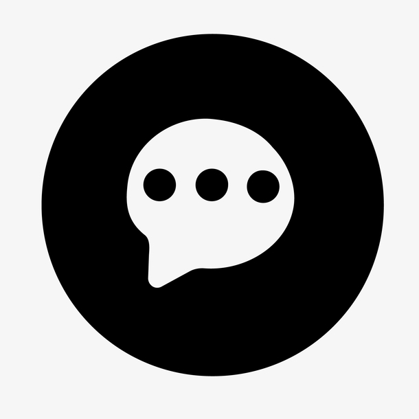 在线咨询圆底模块图标