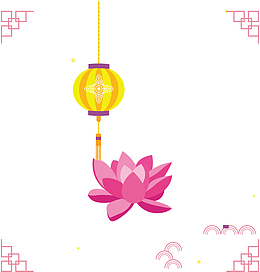 中秋节边框中秋手绘