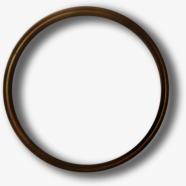 棕色金属圆环免抠素材免费下载_觅元素51yuansu.com
