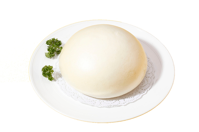 白色馒头食物展示