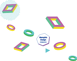 简约波普风几何图形背景