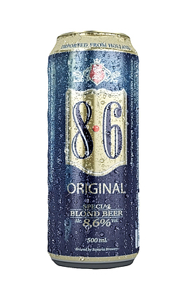 蓝瓶水珠啤酒罐