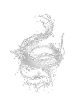 一滩白水