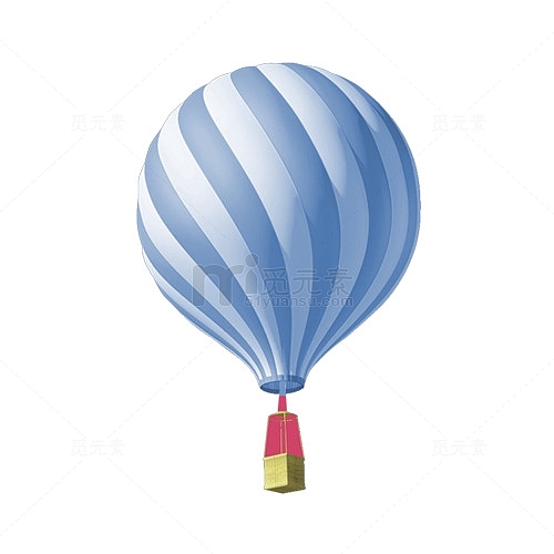 高清多图层中秋节素材 热气球