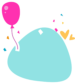 儿童节升空的气球