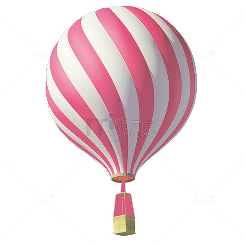 高清多图层中秋节素材 热气球