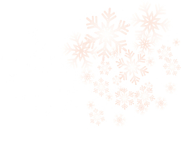 冬季漂浮黄色雪花