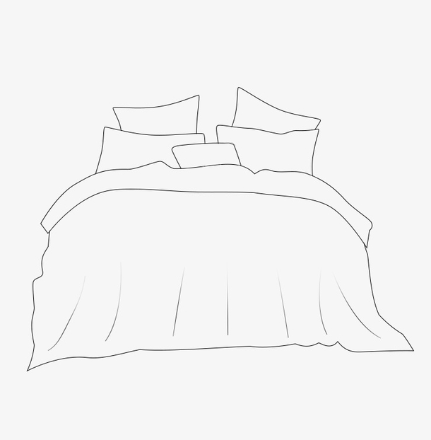 床的简单画法怎么画图片