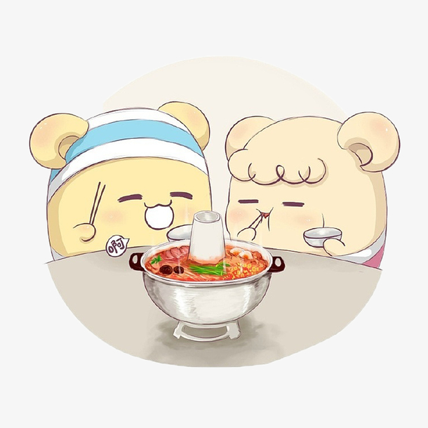 情侣吃火锅川味