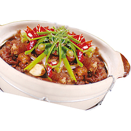 鸡公煲实物