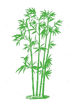 矢量绿色竹子下载
