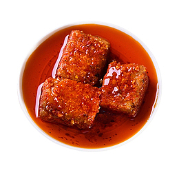 下饭爽口的红油霉豆腐
