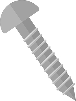 圆弧形金属螺丝钉