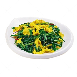 素菜韭菜炒鸡蛋