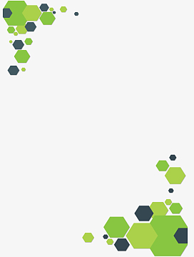 绿色多边形几何边框