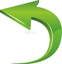 绿色的拉伸方向箭头