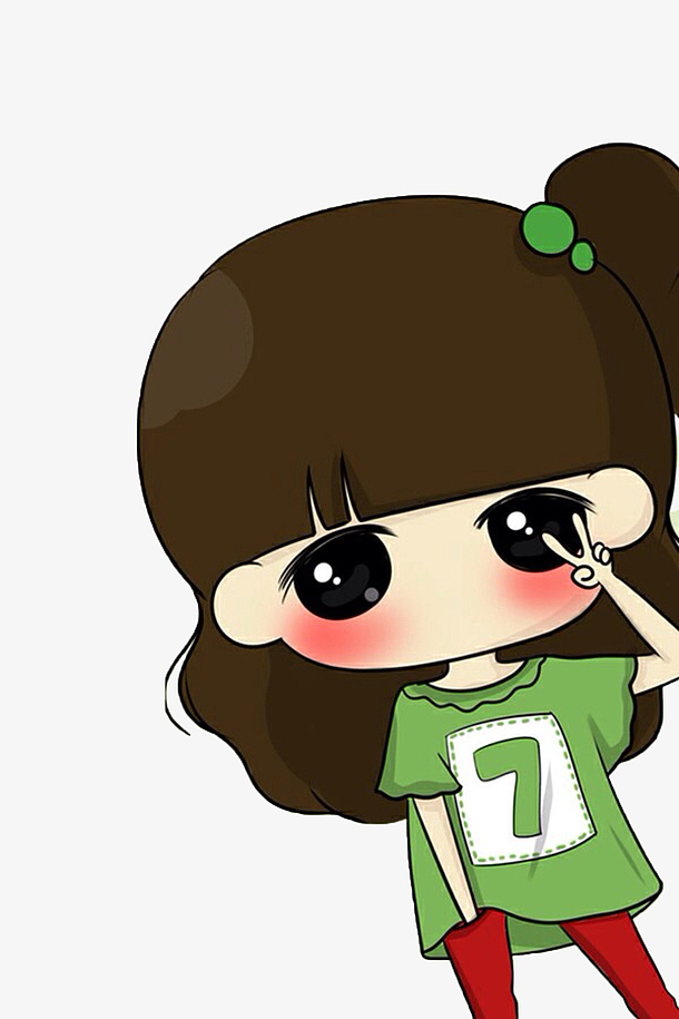 关键词 : 卡通绿色t恤,可爱女孩,卡通女孩,小女孩,可爱小女孩穿绿色