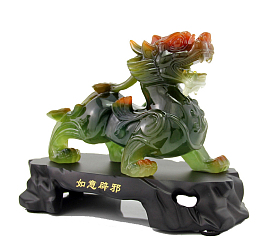 绿色如意貔貅