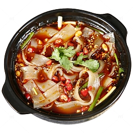 酸辣红薯粉免抠PNG