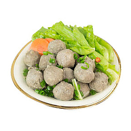 青菜牛肉丸