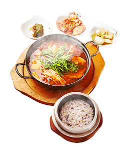 美食食物火锅小配菜冒热气免抠图