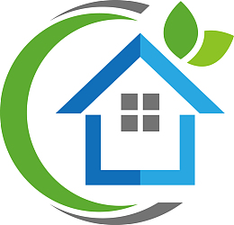 矢量彩色社区标志图