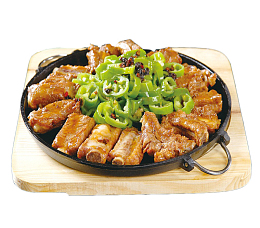 麻辣红烧排骨