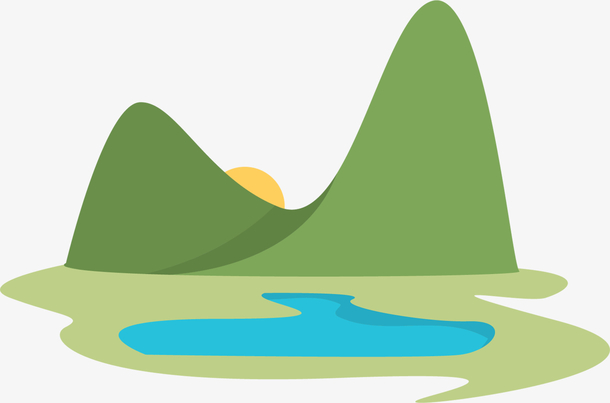 矢量山水图