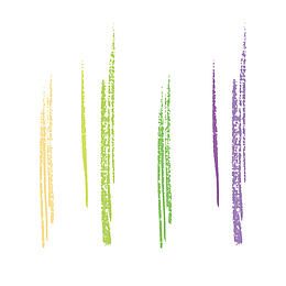 粉笔笔刷效果色彩清新