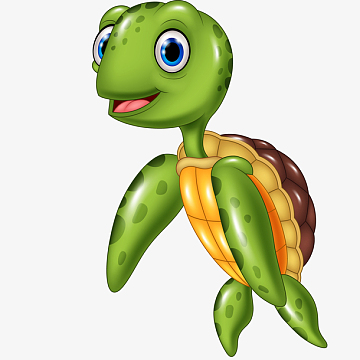 卡通海龟动物设计