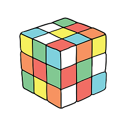 彩色的魔方