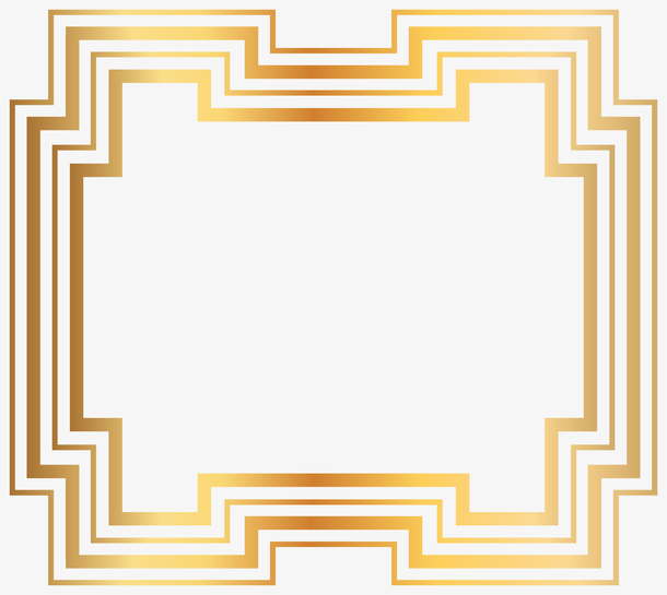 金色边框矢量