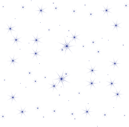 蓝色闪耀星星
