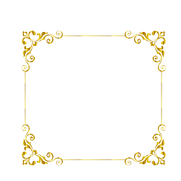 时尚欧式花纹边框