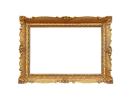 金色复古画框